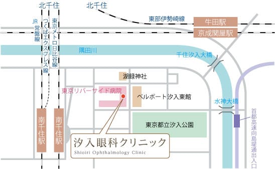 駅からの地図